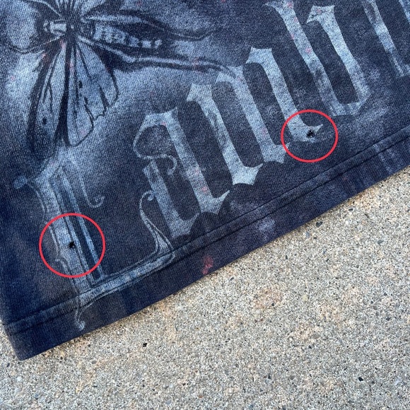 VINTAGE 00’S LAMB OF GOD GOTHIC THRASHED FADED T-SHIRT - Picture 16 of 16